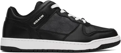 Coach Black C201 Signature Canvas Sneakers