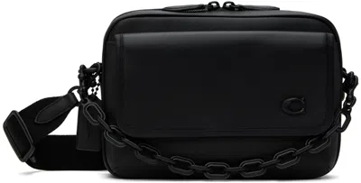 Coach Black Charter Flap 24 Crossbody Bag