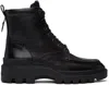 Coach Black Connor Boots In Black