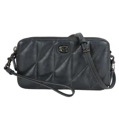 Pre-owned Coach Black Gauze Pochette Pouch Shoulder Bag ()