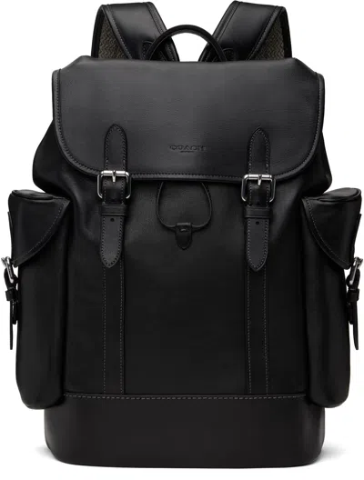 Coach Black Hitch Backpack