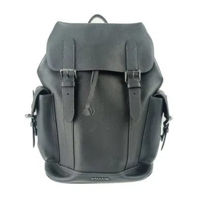 Pre-owned Coach Black Leather Backpack ()