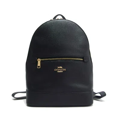 Pre-owned Coach Black Leather Backpack ()