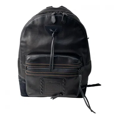 Pre-owned Coach Black Leather Backpack ()