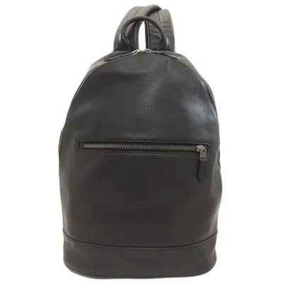 Pre-owned Coach Black Leather Backpack ()