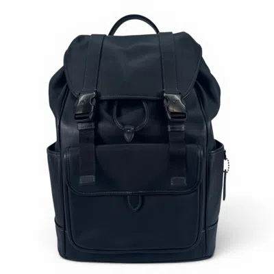 Pre-owned Coach Black Leather Backpack ()