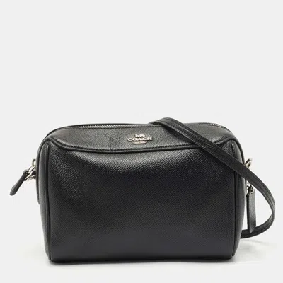 Pre-owned Coach Black Leather Bennett Crossbody Bag