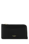 Coach Portacarte In Pelle Nera  Donna In Black