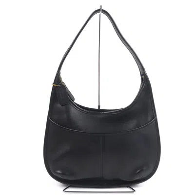Pre-owned Coach Black Leather Handbag Shoulder Bag ()