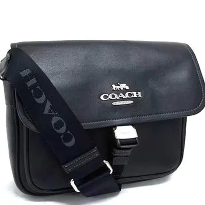Pre-owned Coach Black Leather Handbag Shoulder Bag ()