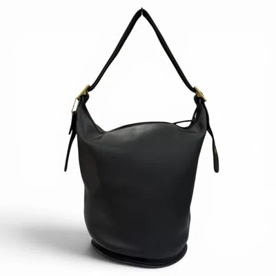 Pre-owned Coach Black Leather Handbag Shoulder Bag ()