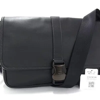 Pre-owned Coach Black Leather Handbag Shoulder Bag Tote Bag ()