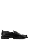 Coach Black Leather Jocelyn Loafers In Black