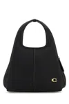 Coach Black Leather Lana Handbag In B4black