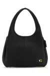 Coach Black Leather Lana Shopping Bag In Black