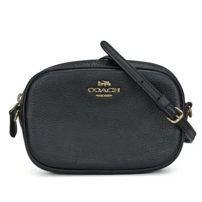 Pre-owned Coach Black Leather Pochette Shoulder Bag ()