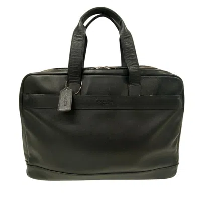 Pre-owned Coach Black Leather Shoulder Bag ()