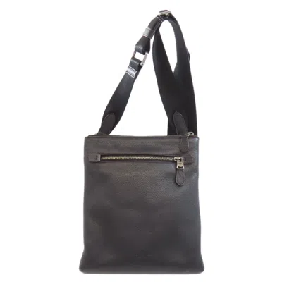 Pre-owned Coach Black Leather Shoulder Bag ()