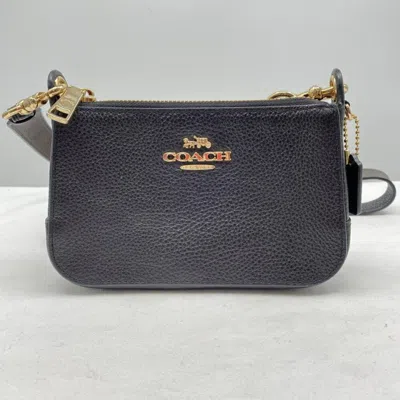 Pre-owned Coach Black Leather Shoulder Bag ()
