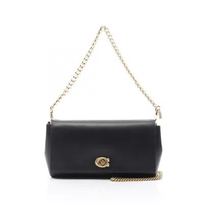 Pre-owned Coach Black Leather Shoulder Bag ()