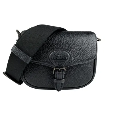 Pre-owned Coach Black Leather Shoulder Bag ()
