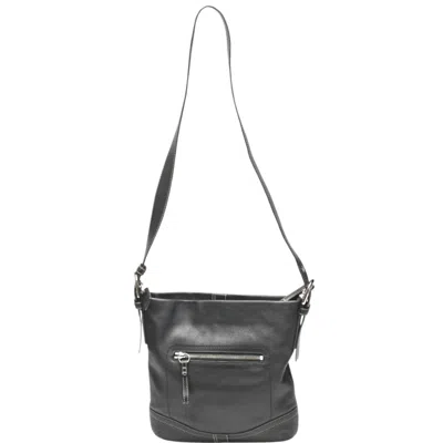 Pre-owned Coach Black Leather Shoulder Bag ()