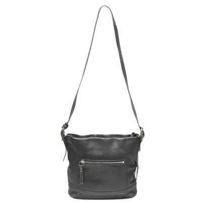 Pre-owned Coach Black Leather Shoulder Bag ()