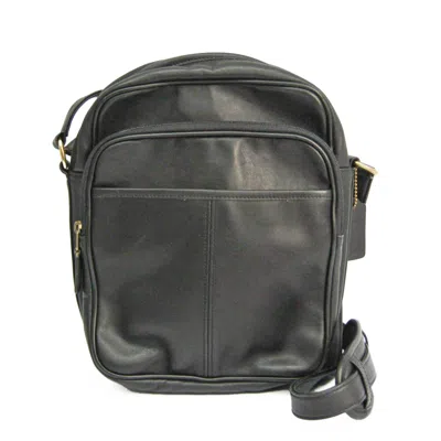 Pre-owned Coach Black Leather Shoulder Bag ()