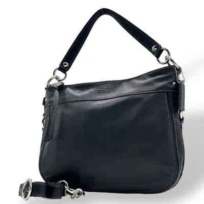 Pre-owned Coach Black Leather Shoulder Bag ()