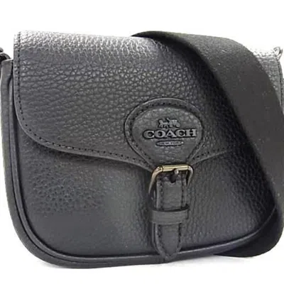 Pre-owned Coach Black Leather Shoulder Bag ()