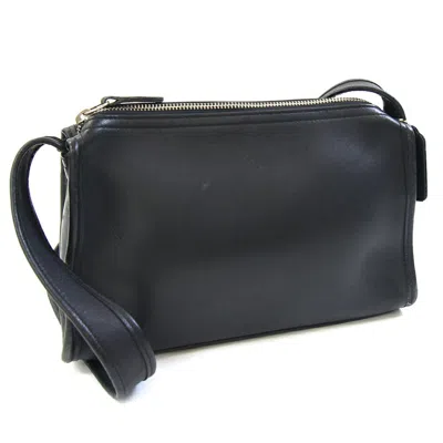 Pre-owned Coach Black Leather Shoulder Bag ()