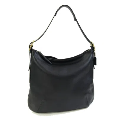 Pre-owned Coach Black Leather Shoulder Bag ()