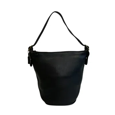 Pre-owned Coach Black Leather Shoulder Bag ()