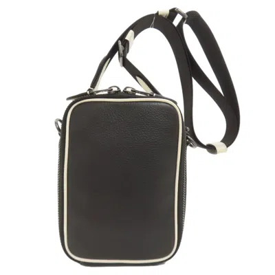 Pre-owned Coach Black Leather Shoulder Bag ()