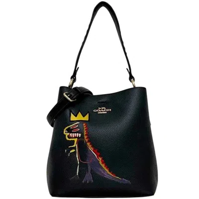 Pre-owned Coach Black Leather Shoulder Bag ()