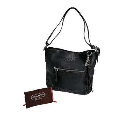 Pre-owned Coach Black Leather Shoulder Bag Tote Bag ()