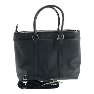 Pre-owned Coach Black Leather Shoulder Bag Tote Bag ()