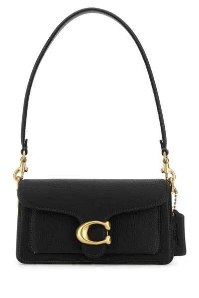 Coach Black Leather Tabby 20 Shoulder Bag In B4black