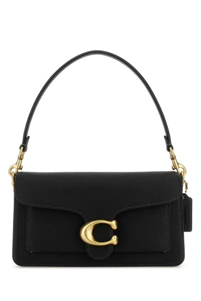 Coach New York Black Leather Tabby Shoulder Bag
