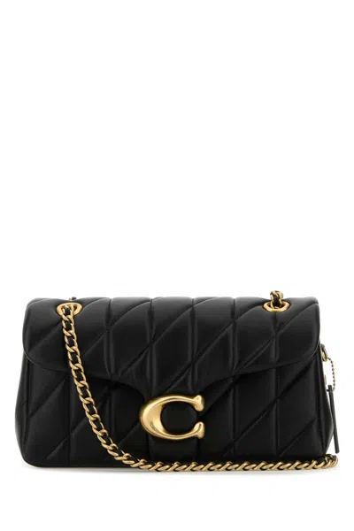 Coach Black Leather Tabby 26 Shoulder Bag