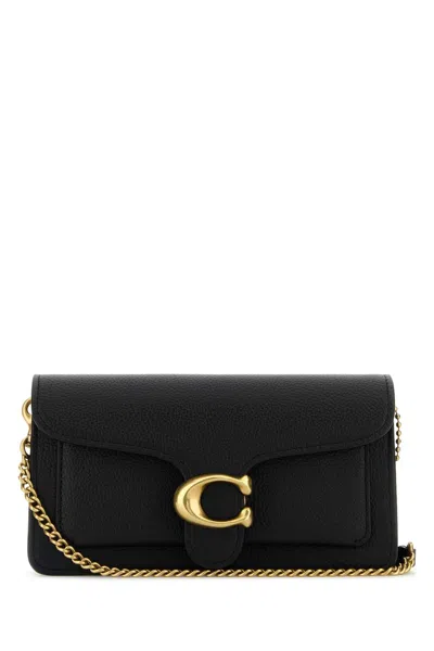 Coach Black Leather Tabby Clutch