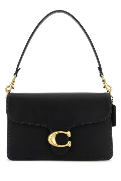 Coach New York Black Leather Tabby Shoulder Bag
