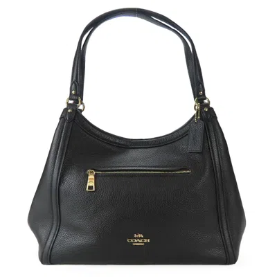 Pre-owned Coach Black Leather Tote Bag ()