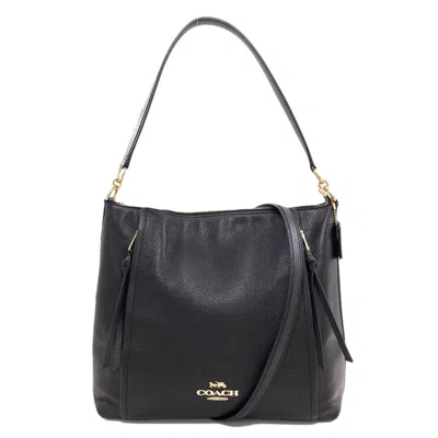 Pre-owned Coach Black Leather Tote Bag ()
