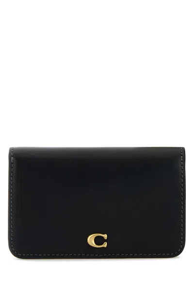 Coach Black Leather Wallet