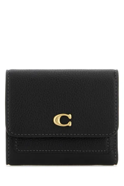 Coach Black Leather Wallet
