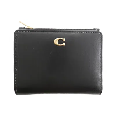 Pre-owned Coach Black Leather Wallet (bi-fold) ()