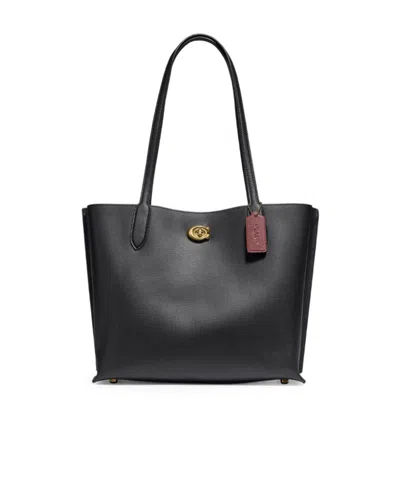 Coach Black Logo Handbag