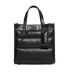 Coach Black Logo Shoulder Bag In Black