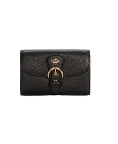 Coach Black Logo Wallet